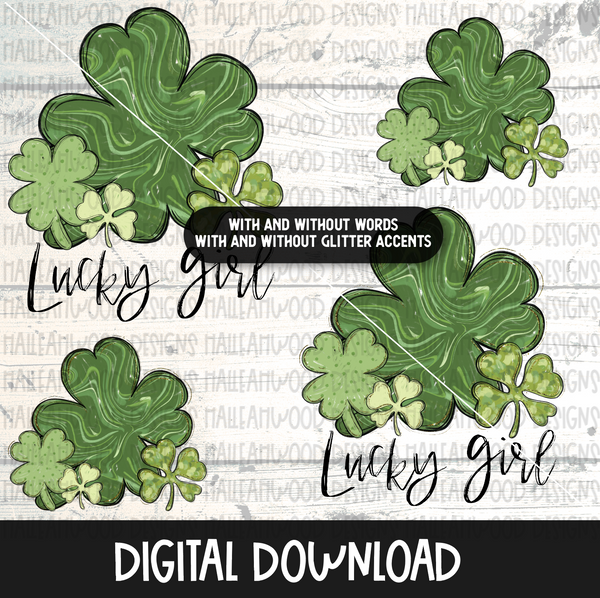 Lucky Girl Clovers Chalky