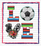 Colorful Soccer Love