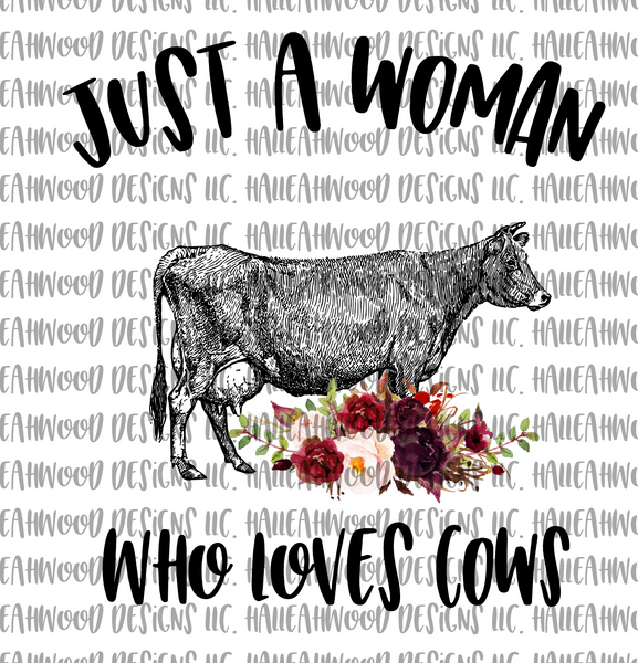 Woman Loves Cows