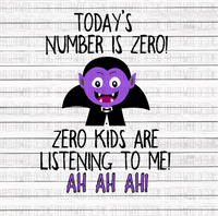 Today's number is zero