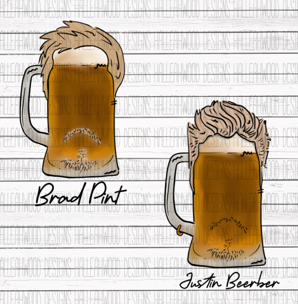 Celebrity Drink - Brad Pint and Justin Beerber