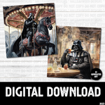 AI Generated Art Vader Bar and Carousel