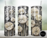 AI Generated Art Paper Dandelion Tumbler Wraps