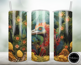 AI Generated Art 3D Tumbler Wrap Dinosaurs