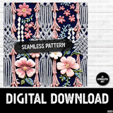 AI Generated Art Embroidered Seamless Pattern Macrame 4