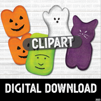 Marshmallow friends CLIPART