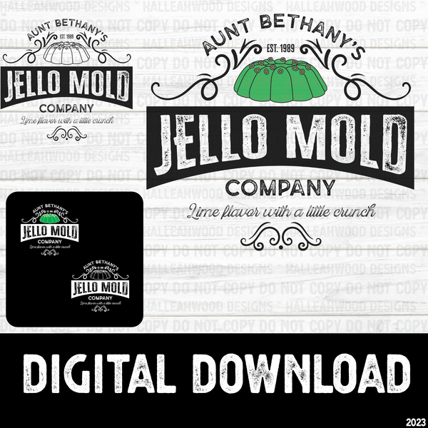 Christmas Logo Bethany's Jello Mold