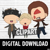 Home Alone Style Characters- CLIPART