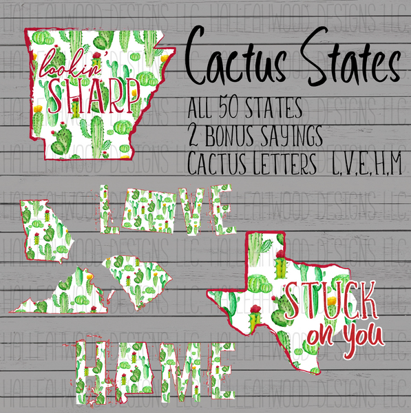 Cactus States- BUNDLE