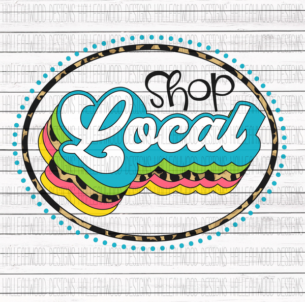 Shop Local Colorful