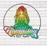 Namastay Six Feet Away- Yoga