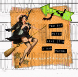 Snarky Halloween Pin Up- BUNDLE