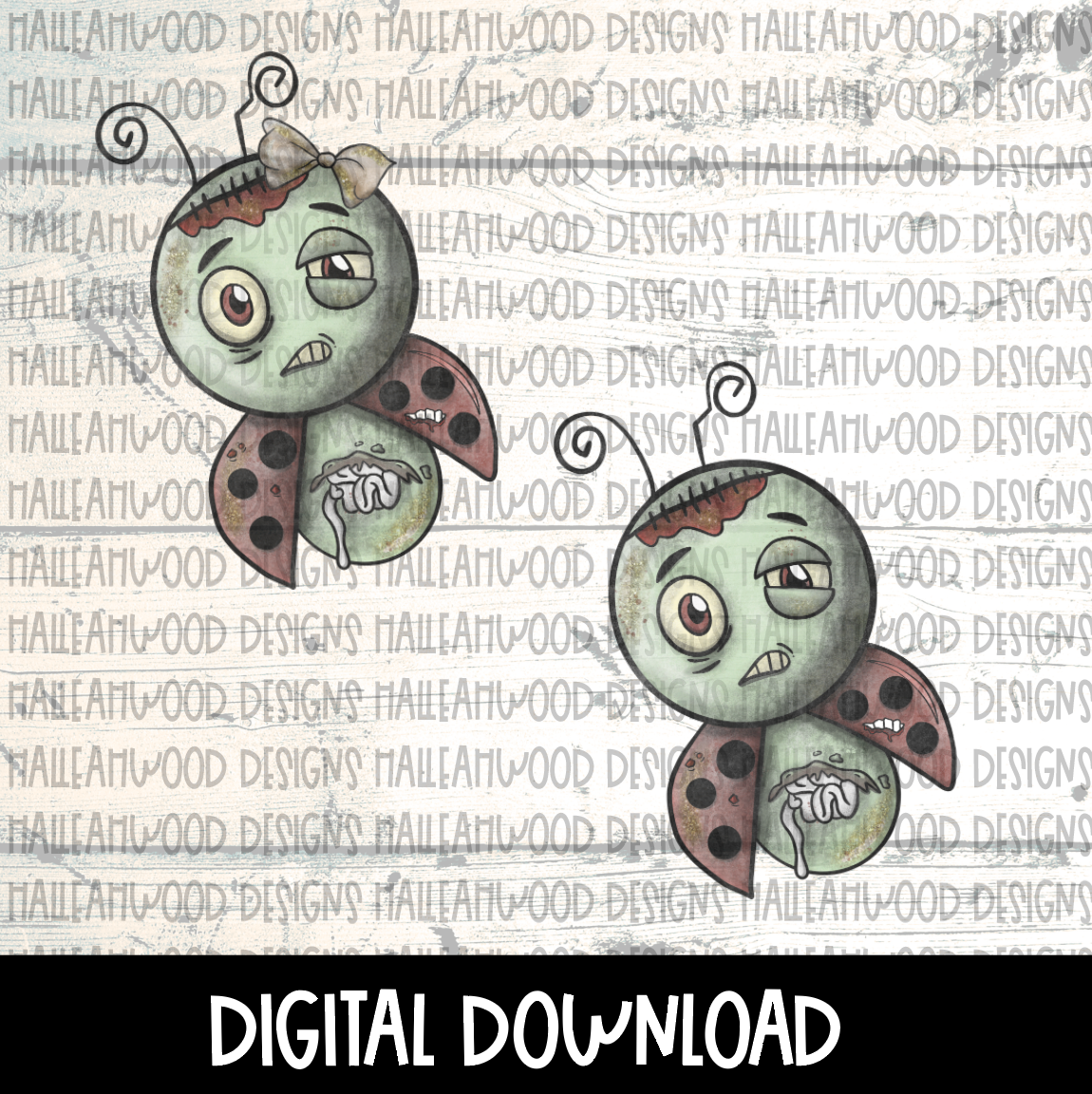 Zombie- Ladybug – Halleahwood