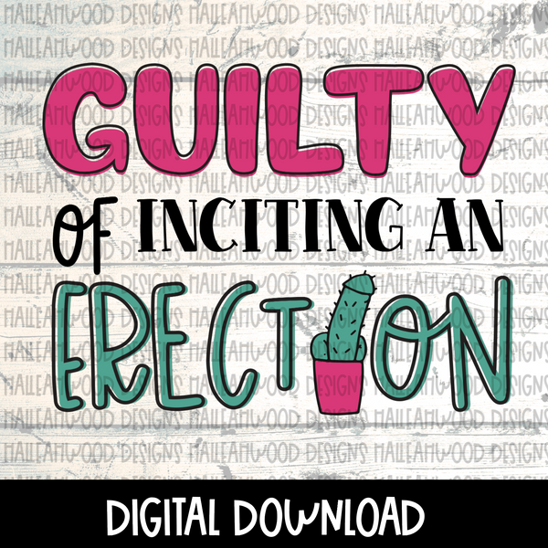 Guilty of Inciting an Erection