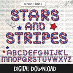 Stars and Stripes Alphabet Bundle