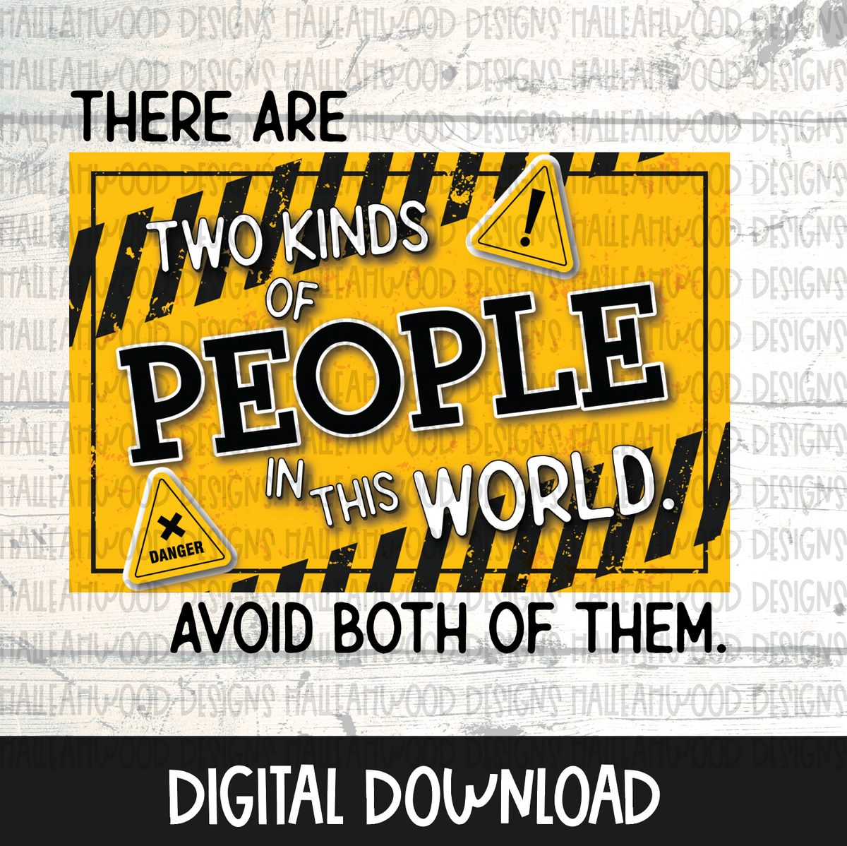 Avoid ALL People – Halleahwood