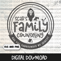 Villain Logo- Scar Family Counseling