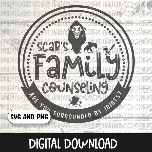 Villain Logo- Scar Family Counseling