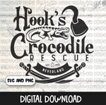 Villain Logo- Hook Crocodile Rescue