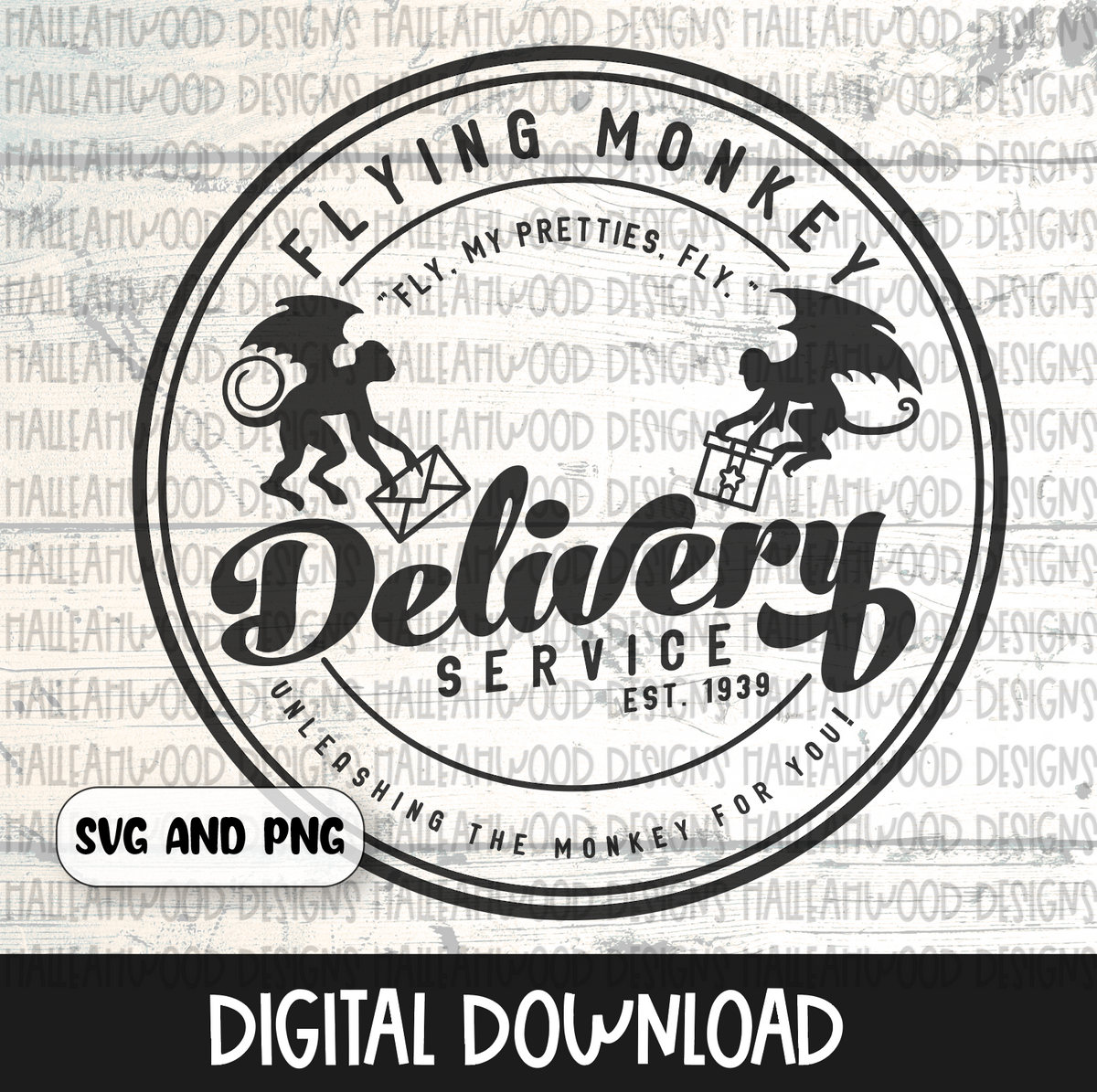 Flying Monkey Delivery – Halleahwood