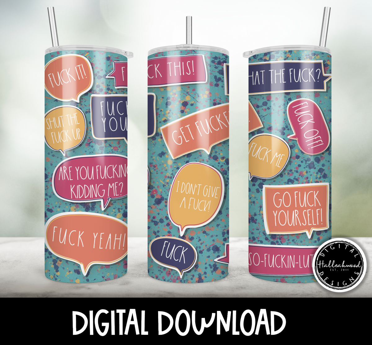 Tumbler Sentence Enhancers Halleahwood