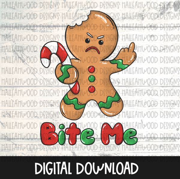 Gingerbread Man- Bite Me