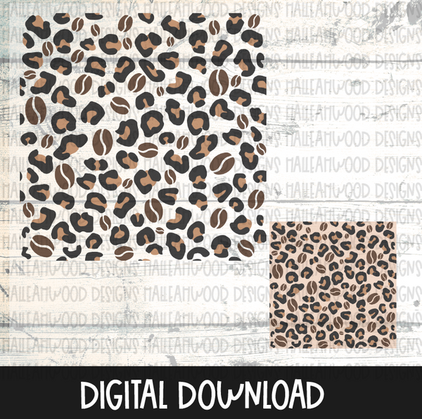 Leopard Coffee Print