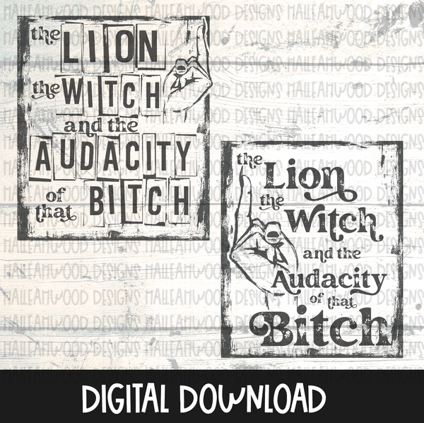 Lion Witch Audacity Middle Finger