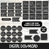 Charcuterie Board Food Labels