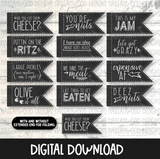 Charcuterie Board Food Labels