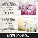 Summer Water Red and White Wine