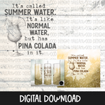 Summer Water Pina Colada