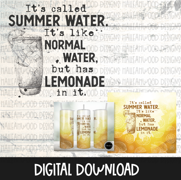 Summer Water Lemonade