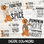 MALE Pour Some Pumpkin on Me and Pumpkin Hottie