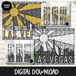 Stained Glass City Skyline Las Vegas NV