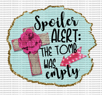 Spoiler Alert: The tomb was empty