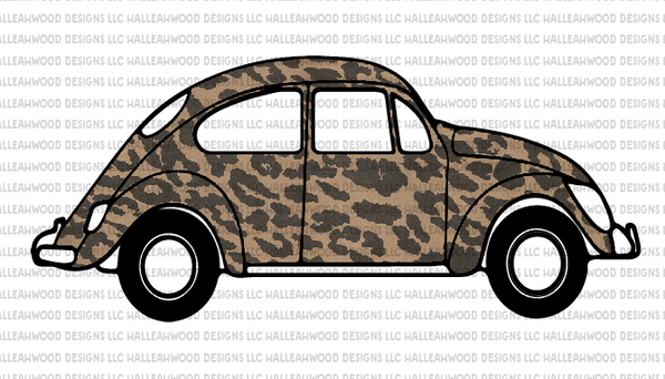VW Bug- Leopard