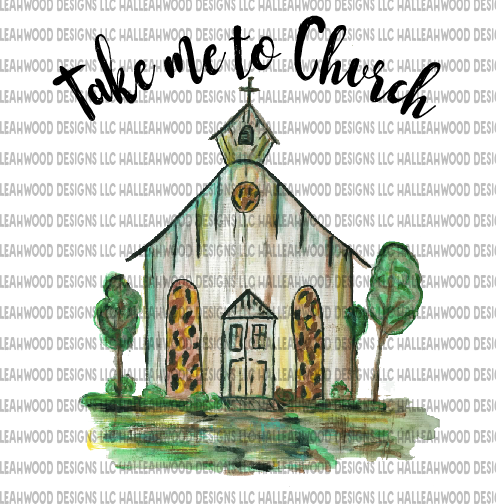 Hand Painted- Take me to Church