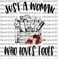 Woman loves tools
