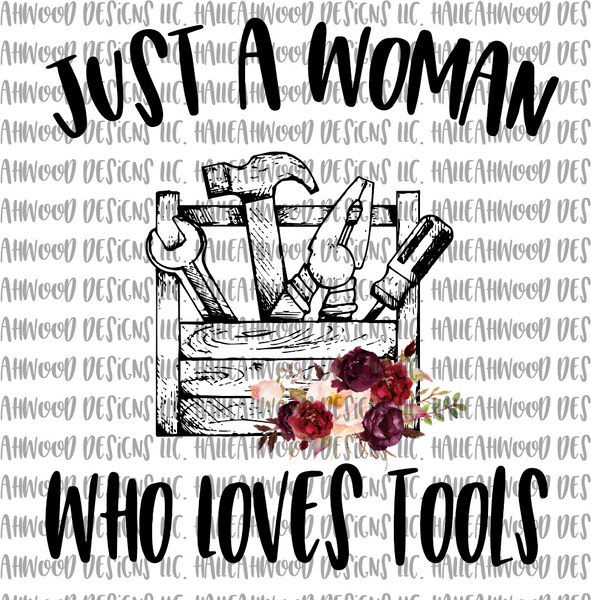 Woman loves tools