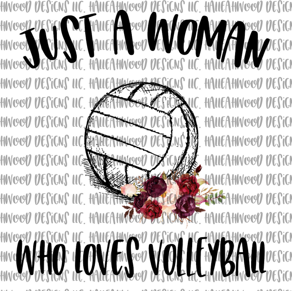 Woman Loves Volleyball