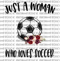 Woman loves Soccer