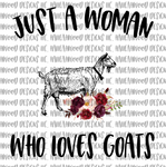 Woman Loves Goats