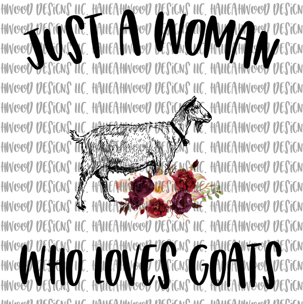 Woman Loves Goats