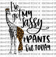 Sassy Pant Giraffe