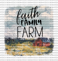 Faith Family Farm Painted Barn