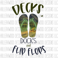 Decks Docks Flip Flops
