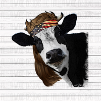 Cow with Mullet