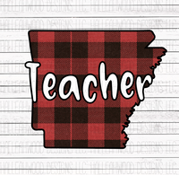 Arkansas Plaid Teacher