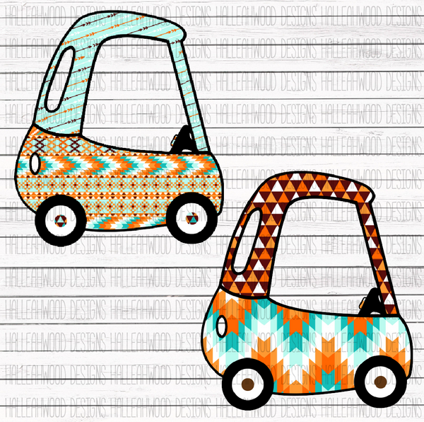 Tribal Pattern Cozy Coupe